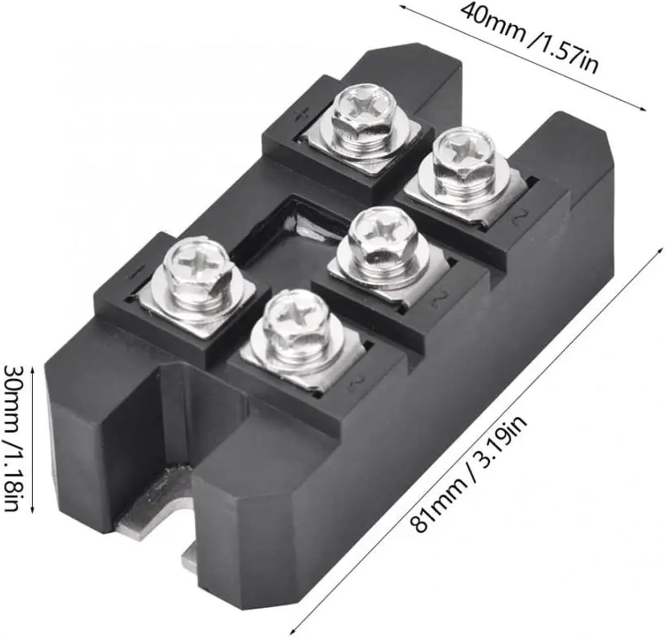 Three Phase Rectifier Bridge Module 100A 1600V for Wind Generators for Home, Farm, RVs, Boats(100A)