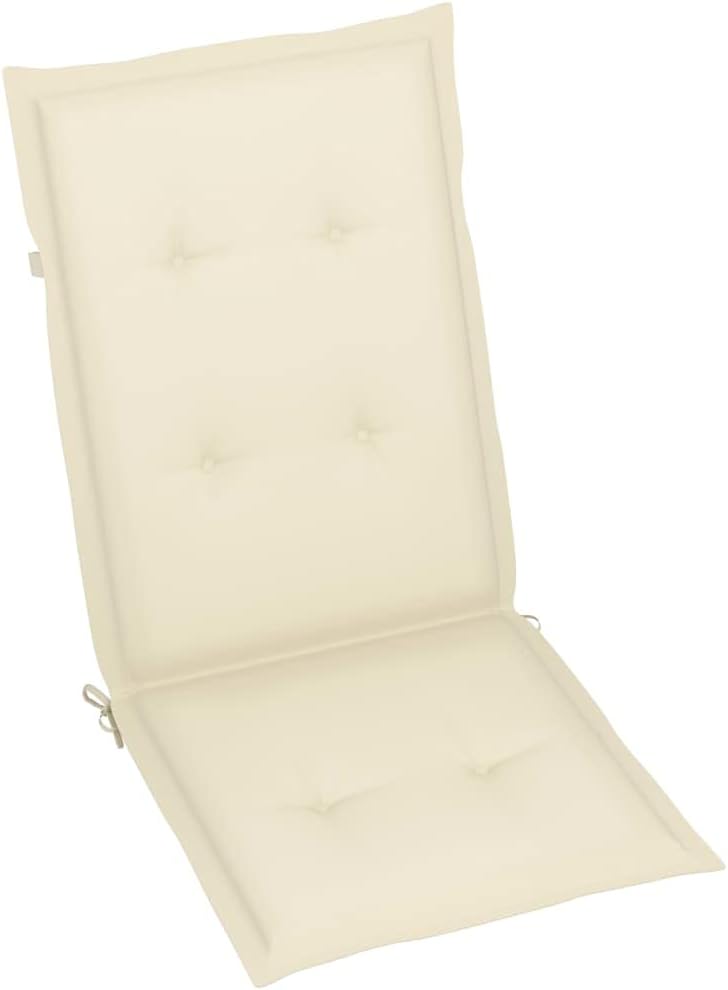 Folding Patio Chairs with Cushions,Bistro Chair,Patio Funiture,Lawn Chairs,Armchair,Beach Chair,Camp Chair,Coffee Chair,for Outdoor,Fire Pit,Deck,Lawn,Outside,Garden, 8 pcs Solid Acacia Wood