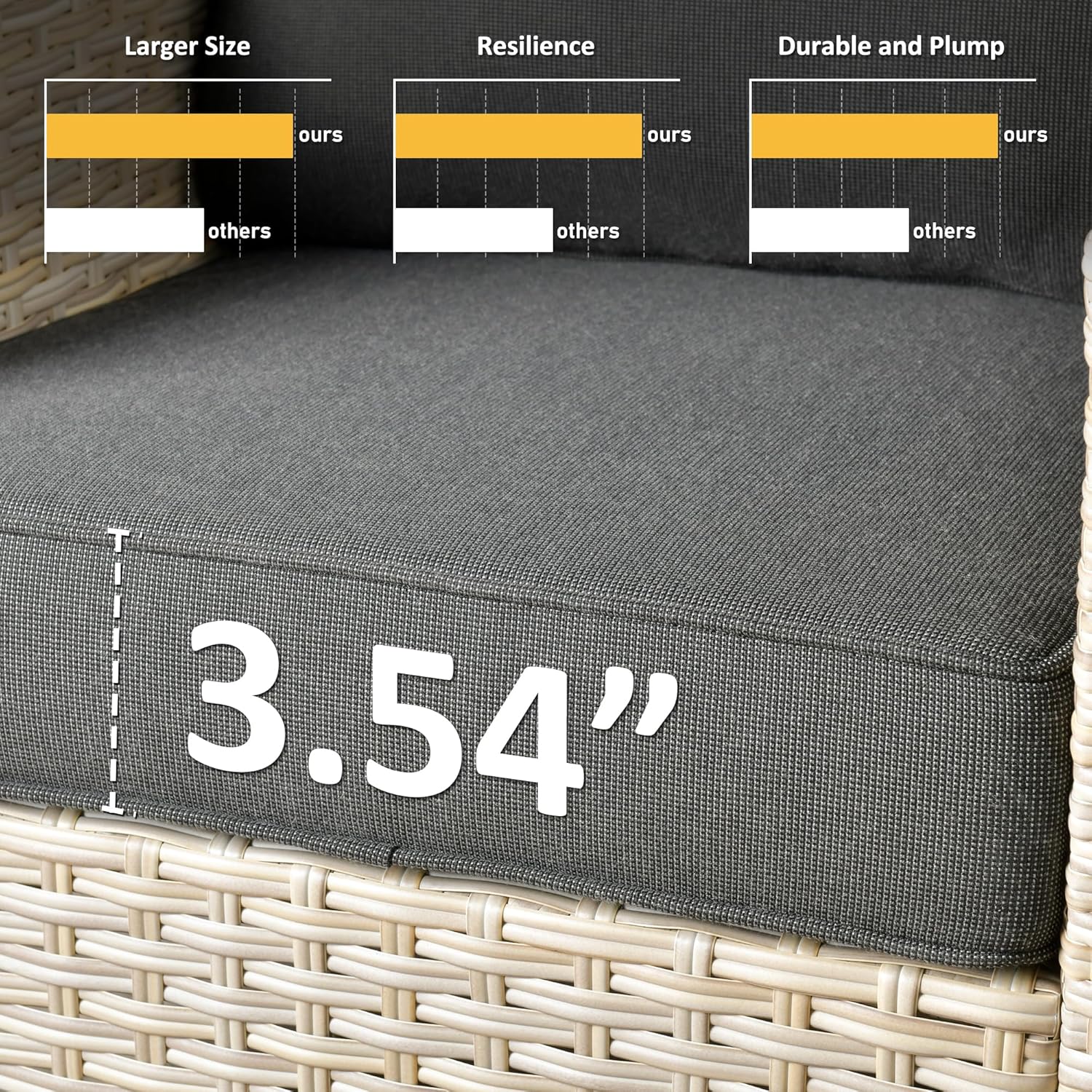 3 Pieces Outdoor Furniture Set Patio Bistro Rocking Chairs with Glass Side Table for Pool Beach Backyard Balcony Porch Deck Garden(Black)