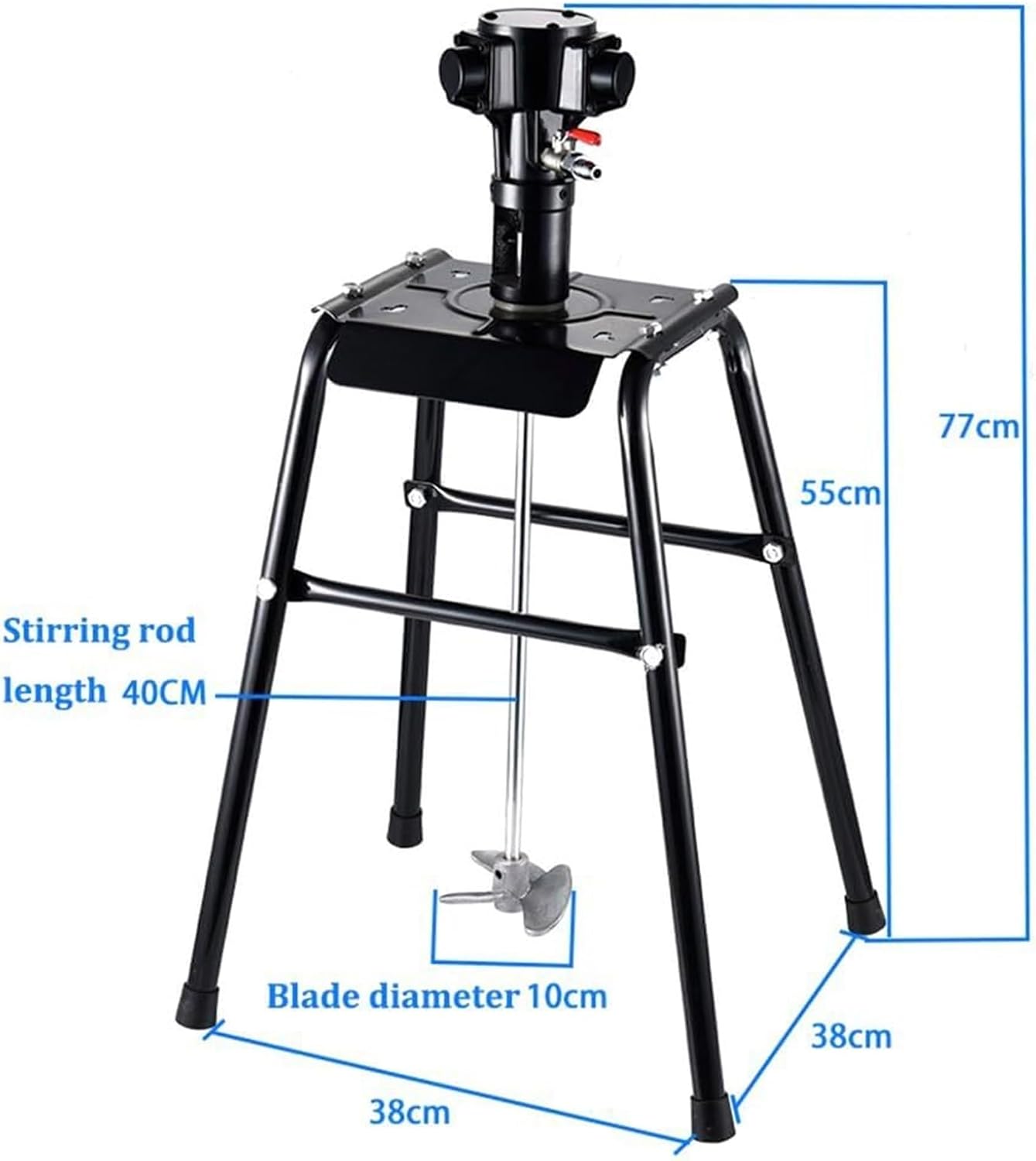 Power Air Agitator Blender Stirrer,Pneumatic Paint Mixer Machine,5 Gallon/20L Pneumatic Paint Mixer Machine,Desktop Vertical Air Agitator(
