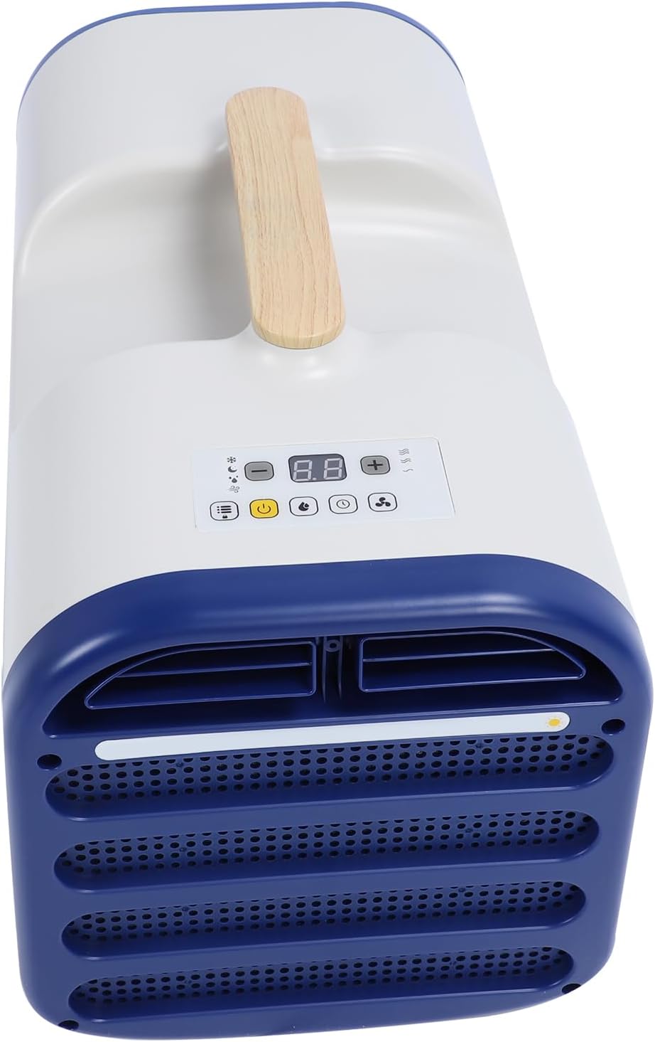 Evaporative Air Cooler, 5200BTU Low Noise Heating and Cooling Dual Use Lightweight Versatile Portable Small Air Conditioner for Kitchen (US Plug 110V)