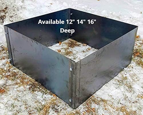 Square Fire Pit Campfire Liner 36