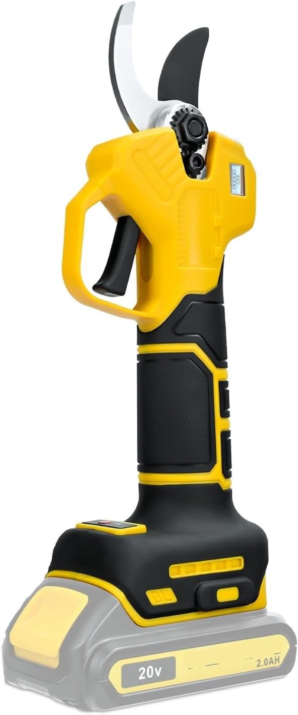 30mm Brushless Electric Pruning Shears 2 Gears Cordless Scissors Fruit Tree Bonsai Pruning for 20V Battery (No Battery)