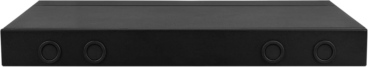 -1 Pack Fiber Optic Rack Mount Enclosure Box with 3 Slots for Fiber LGX Adapter Panels or Cassettes (3pcs Fiber Patch Panel (5.1inch*1.14inch) can be Inserted)