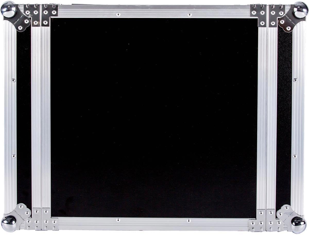 TBH16UAD21W Fly Drive Case 16u Space Professional DJ Amplifier Case - 21-Inch Body Depth with Wheels