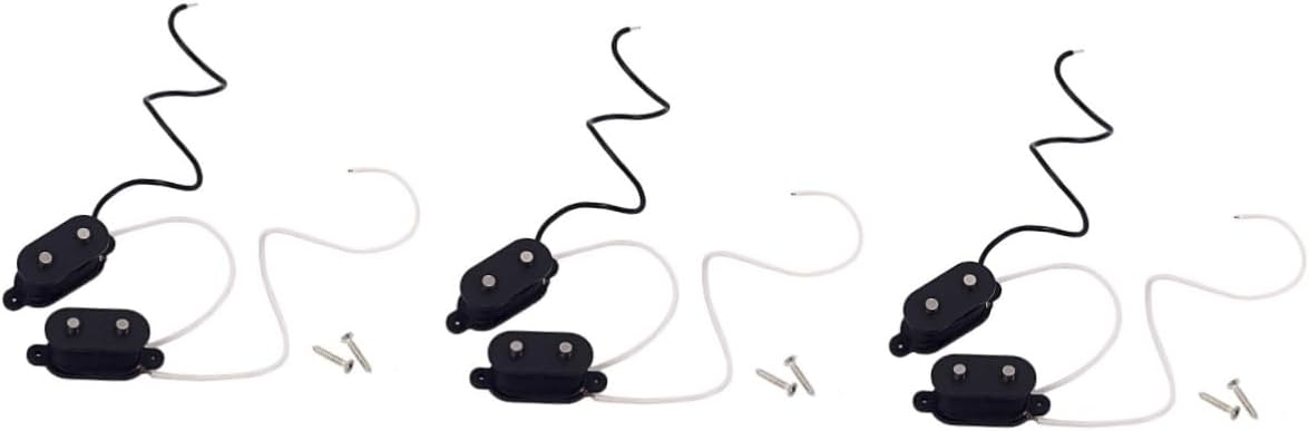 Toyvian 3sets Electric Bass Pickup Squire Bass Compatible Guitar Pickup Tone High Output Warm Sound