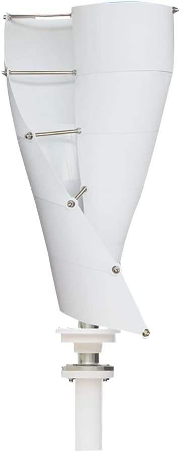 Wind Turbine, 3000W Wind Tubine Generator Vertical Turbine Alternative Free Energy Windmill 24V 48V MPPT Controller Wind System(with MPPT Controller,48V)