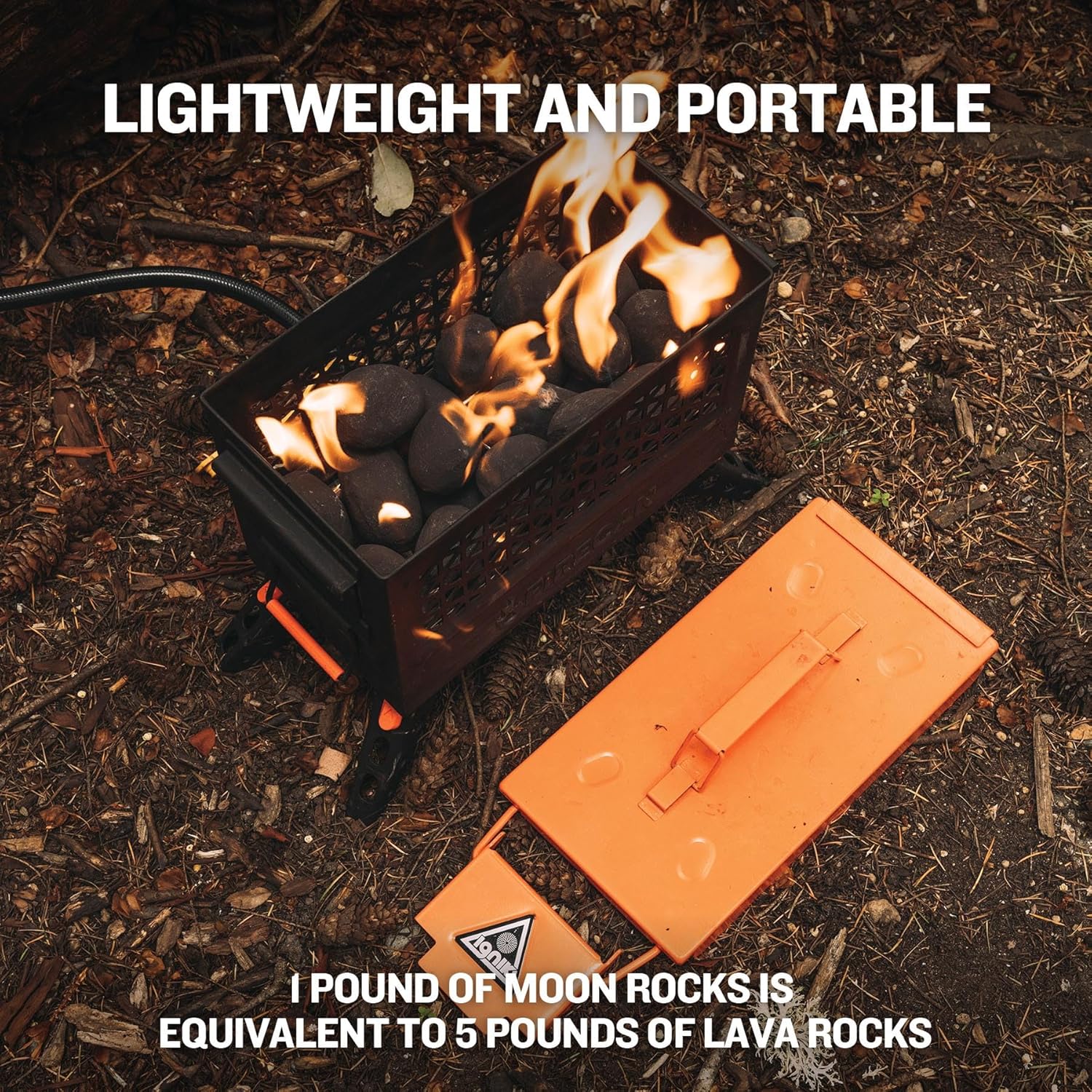 Ignik FireCan Fire Pit + Moon Rocks