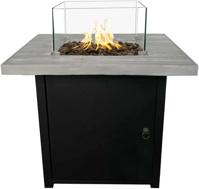 Fibre Reinforced Concrete Propane Fire Pit Table