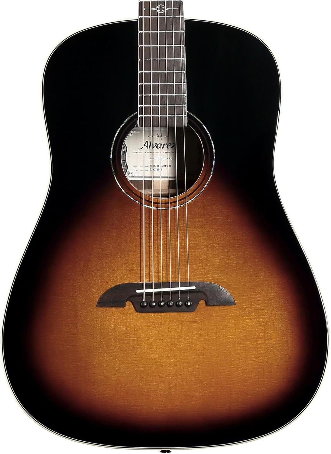 Alvarez MDR70e Acoustic-electric Guitar - Sunburst