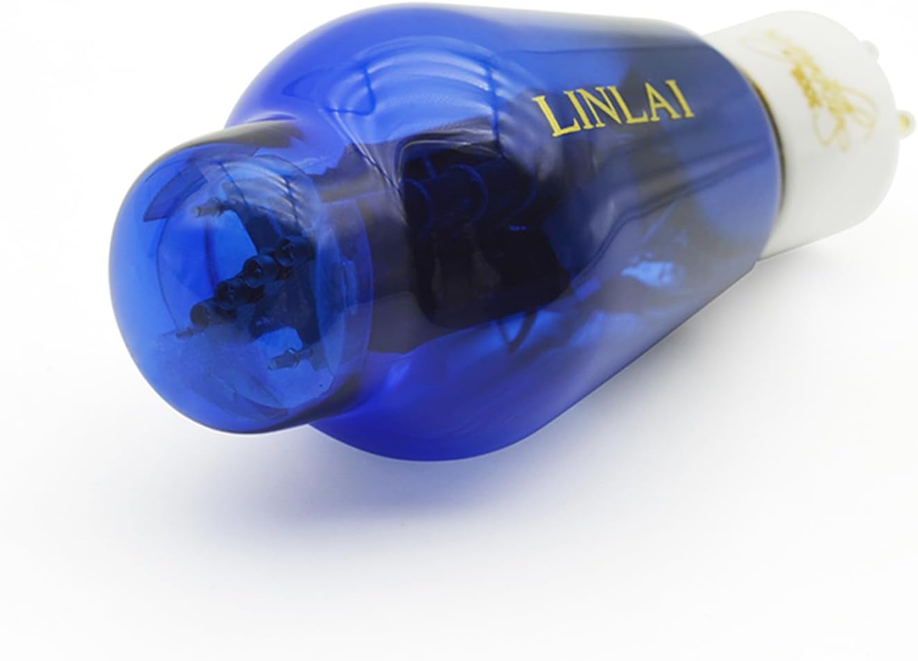 LINLAI 300B-S Sapphire Blue Glass Vacuum Hifi Valve Electronic Tube for Class Pairing Audio Amplifier Replaced 10W Power Amplication（2pcs in a pack)