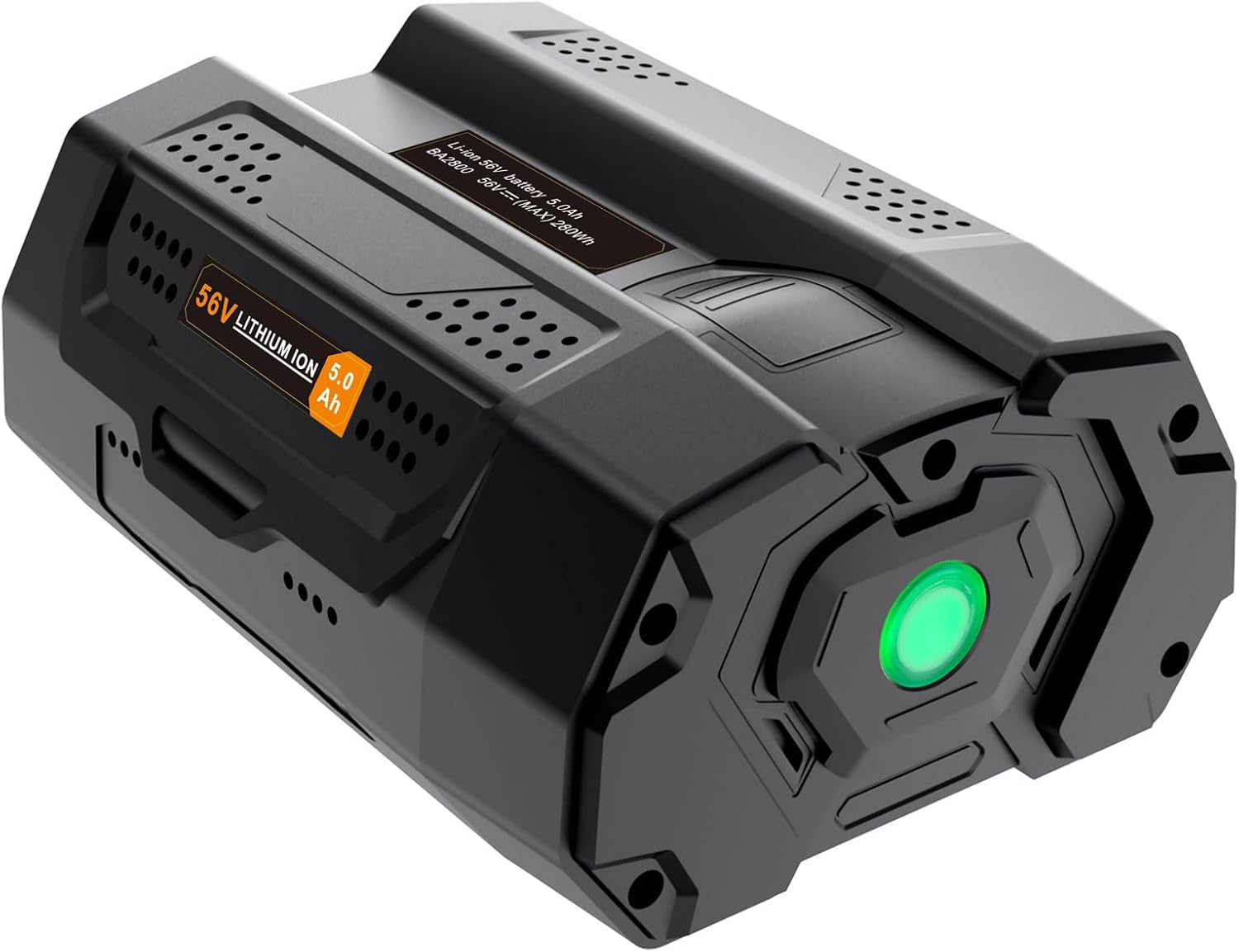 56V 5.0Ah Battery for EGO 56V Battery Replacement BA2800 BA2800T BA4200 BA1400T BA5600T, Compatible with All Power 56V CS1604 CS1804 CS1403 HT2400 LB6504 LB5804 LB6500 LB4800 Tools