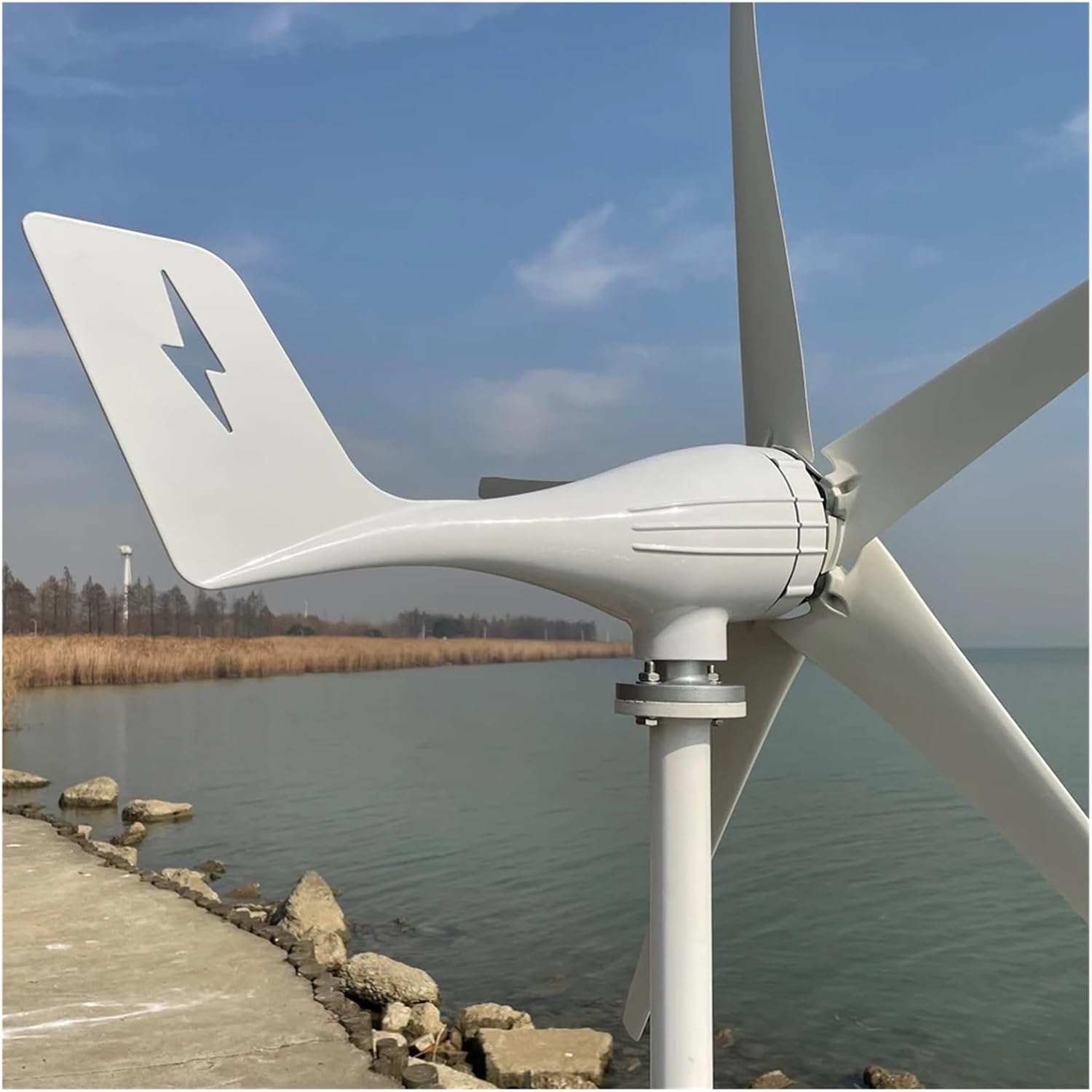 Wind Turbines, 3000w 3/5 Blades Free Energy HIGH Efficient 12v 24v Wind Turbine Nerator for House Supply(12V,3000W 3blades)