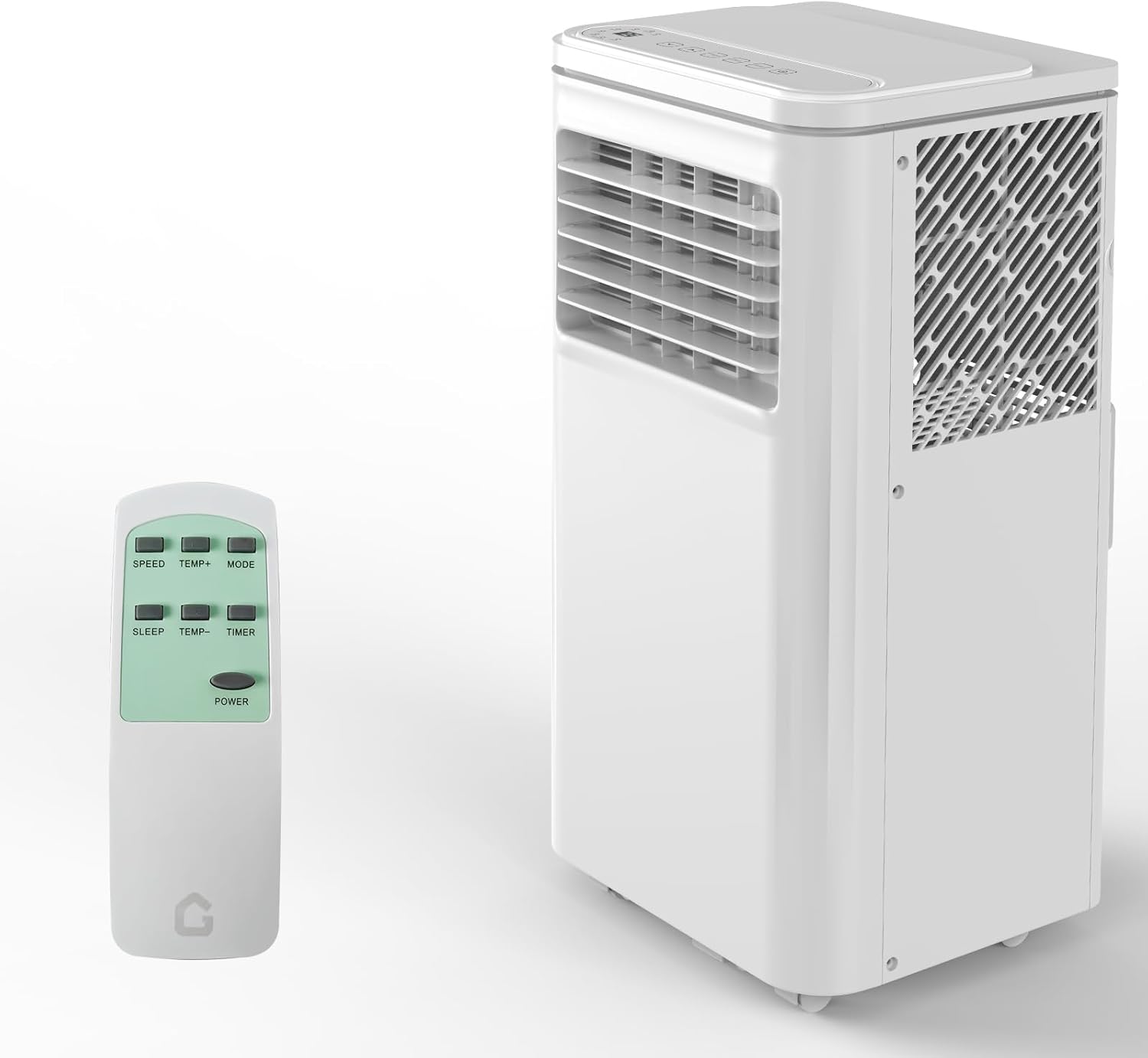 10000 BTU Portable Air Conditioner – 3 in-1 AC Unit with Fan & Dehumidifier, Quiet Operation, Remote Control, 24H Timer, Window Kit Included, Efficient Cooling for Rooms up to 450 Sq.Ft