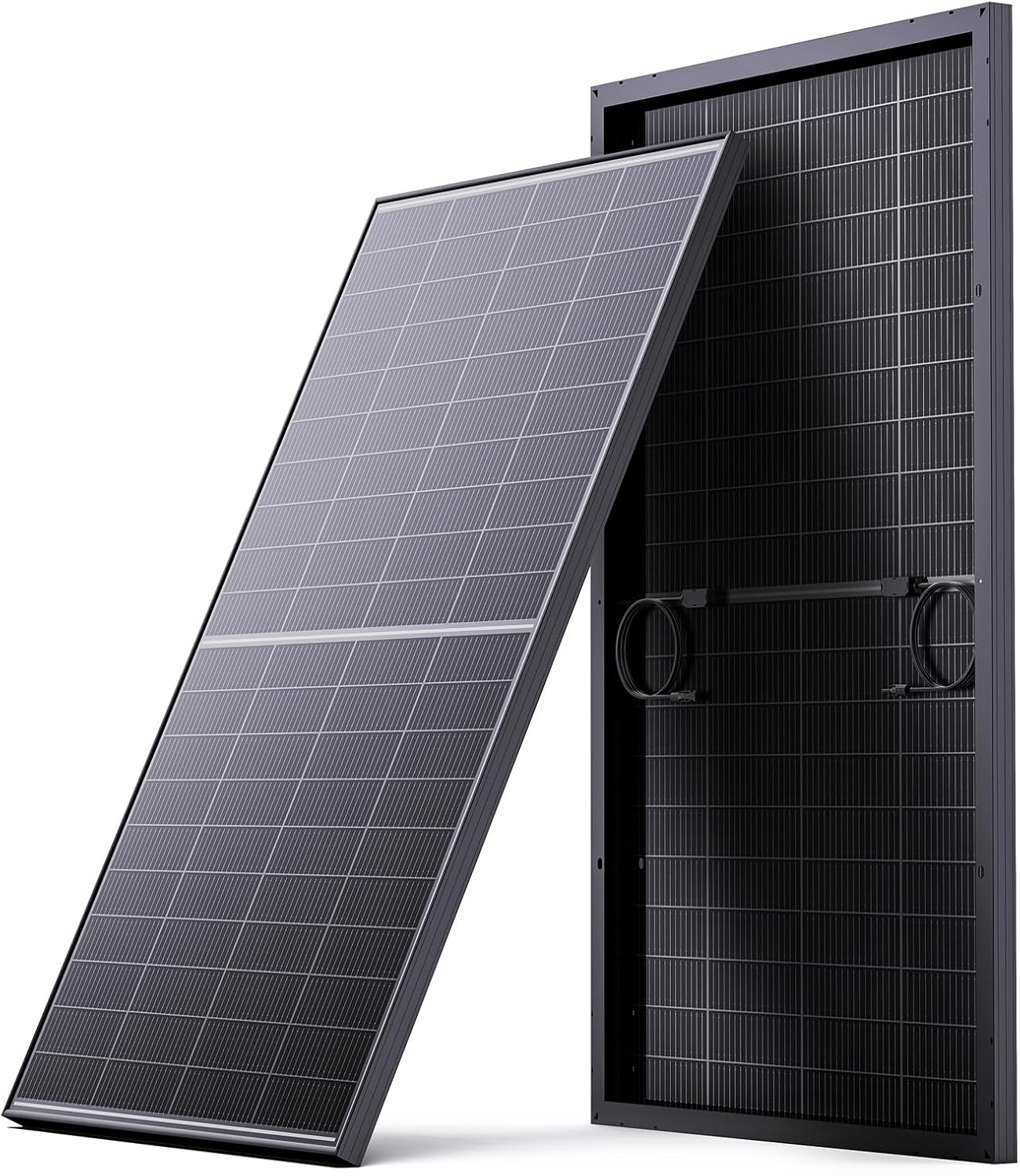 N-Type 16BB 200W Bifacial Solar Panel, 200 Watt Solar Panel 12V, 25% High Efficiency, Dual-Module Parallel Anti-Shade Design,for RV Van Marine Home Rooftop Off-Grid Systems (1 Pack 200W)