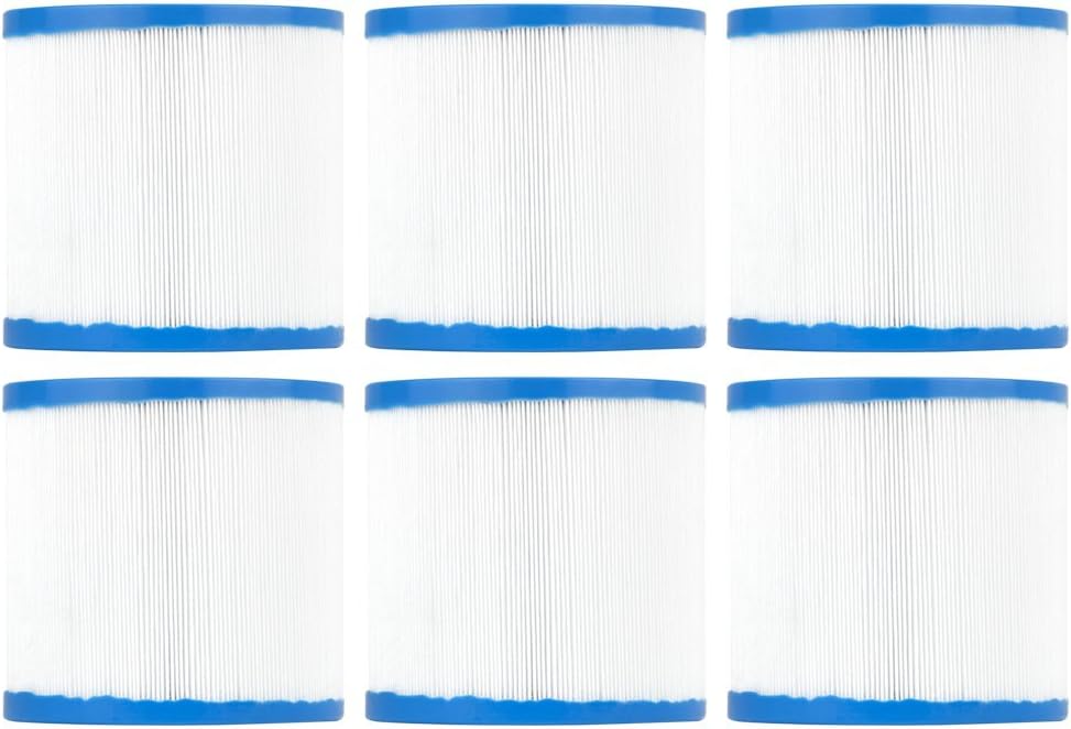 Clear Choice Pool Spa Filter 4.25 Dia x 4.00 in Cartridge Replacement for Waterway Skim Filter Aladdin 11003, [6-Pack]