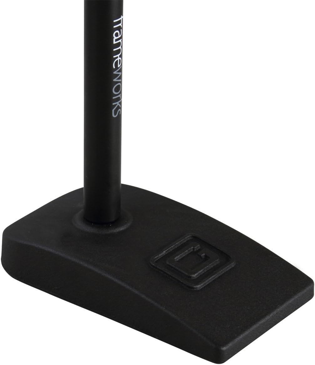 Sennheiser e602 II Evolution Series Dynamic Bass-Drum Microphone & Gator Frameworks Short Weighted Base Microphone Stand with Soft Grip Twist Clutch, Boom arm, and Both 3/8