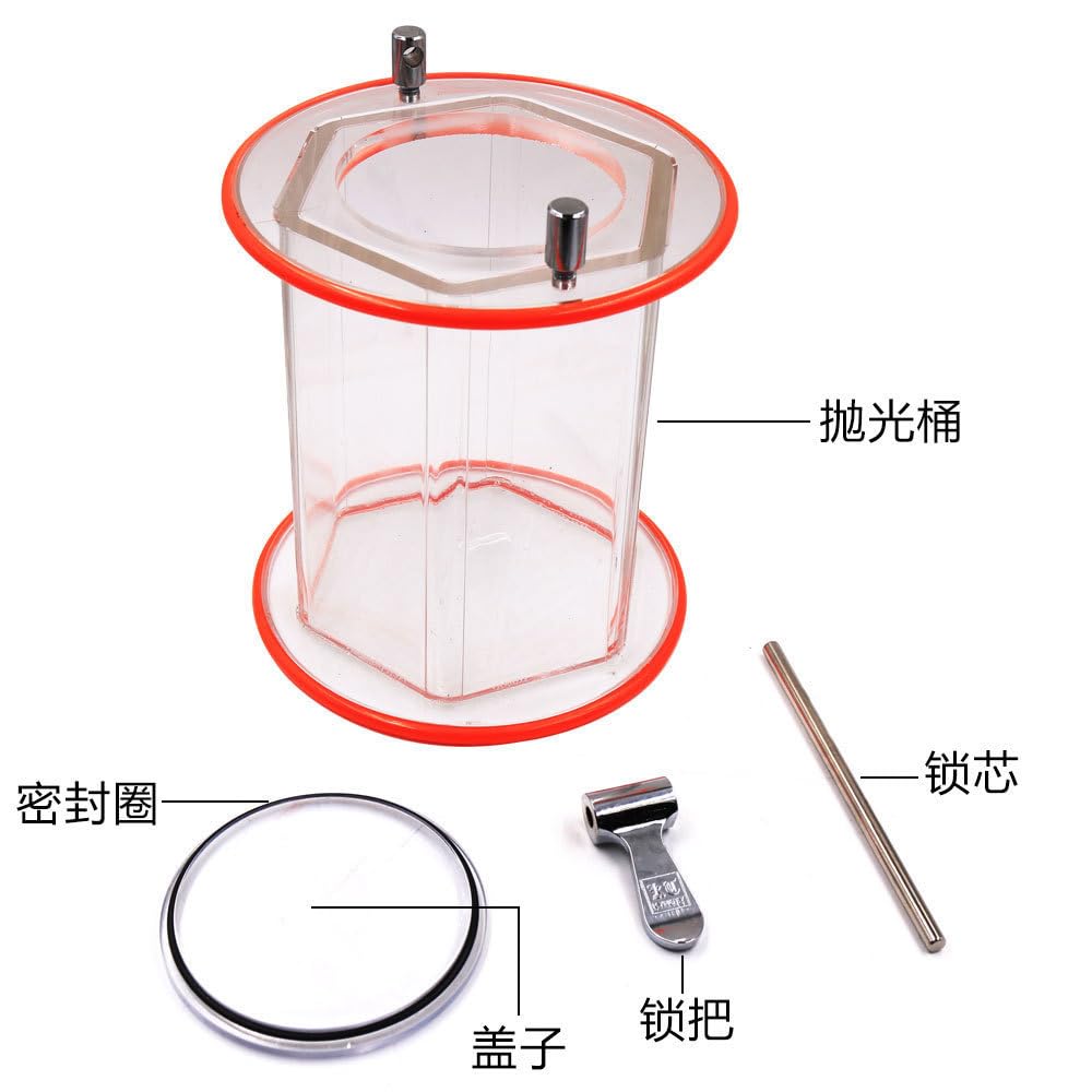 Jewelry Polishing, Kt-6808 Drum Polishing Machine Jewelry Cleaning Rotating Small Drum Machine Electric Polishing Machine