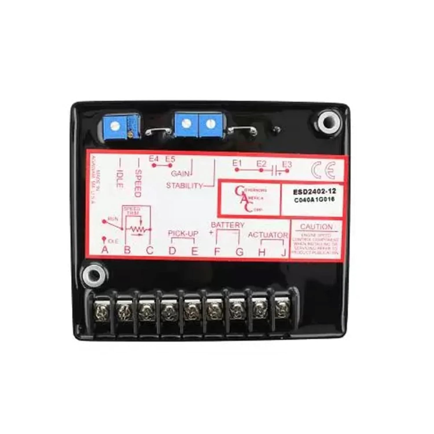 ESD2402 Diesel Generator Set Controller ESD2402 Series Isochronous Controller with Light-Force 12/24 V DC(12V)