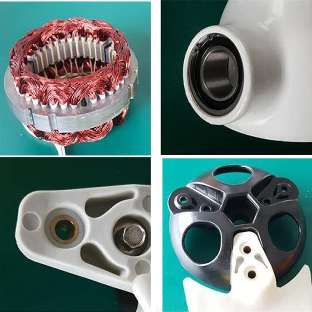 Wind Turbine, Horizontal Energy Wind Generator 1500W Turbine MPPT Controller 12v 24V 48V Low Noise Medium Windmill Household Small(MPPT Controller,12V)