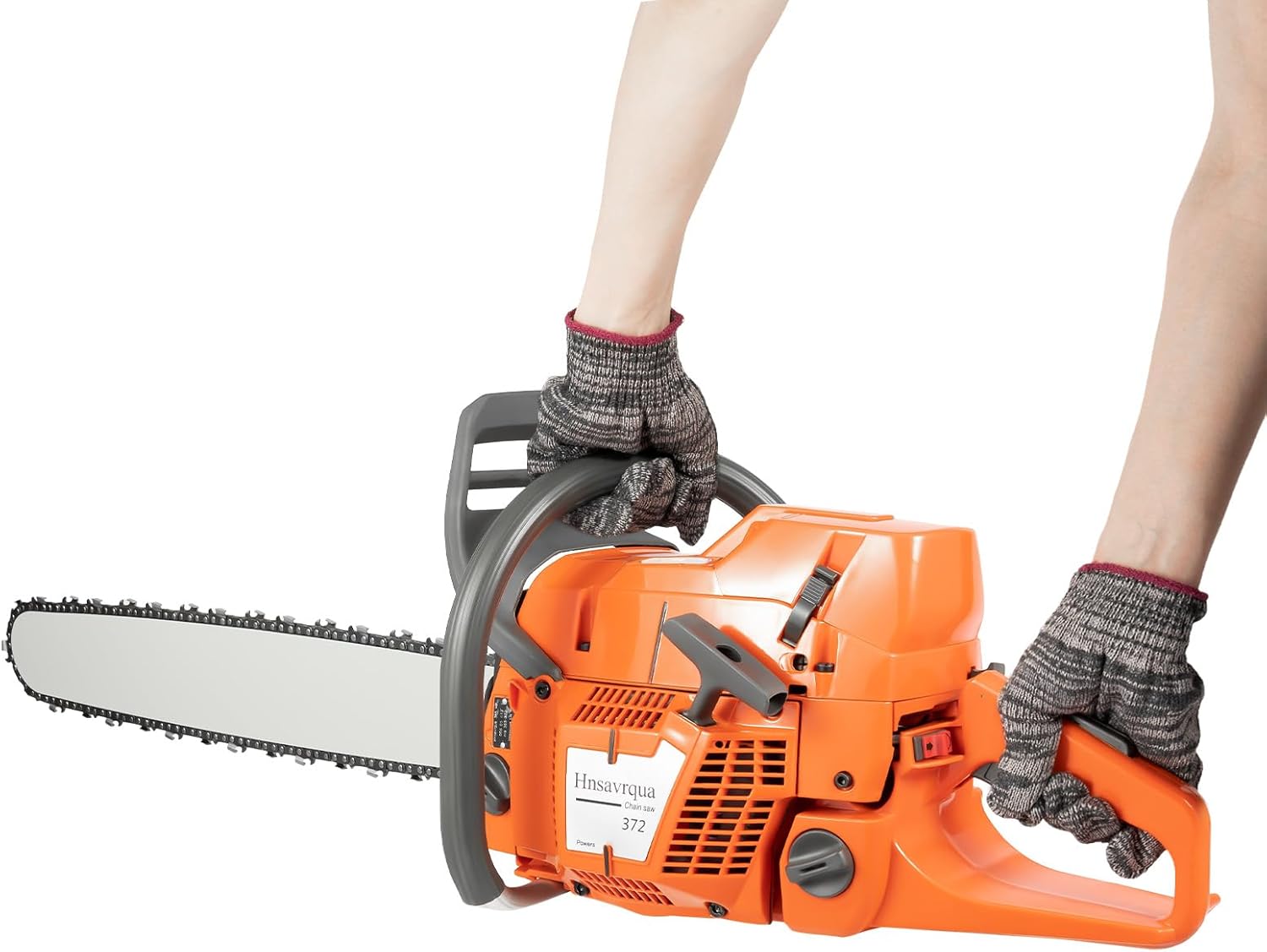 24 Inch Chainsaw Gas Powered 72cc 2-Cycle Gasoline Powered Chainsaw Handheld Cordless Petrol Chain Saws for Tree Cutting, Gardens and Farms