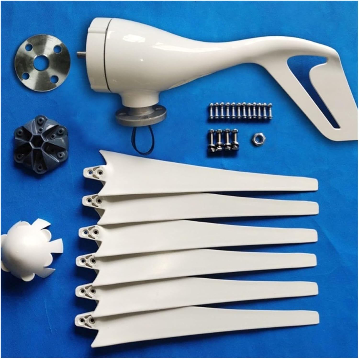 Wind Generator, S3 Wind Generator 24V Permanent Magnet Wind Solar Hybrid System for Street Light Home Landscape Power,for Home Boat Marine(300w)