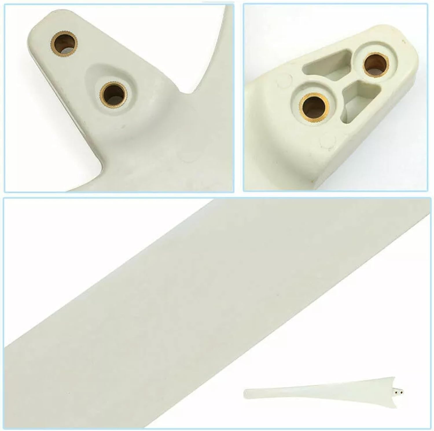 Hybrid Wind Turbine Blades Kit - 550mm, 630mm, 1250mm Radius For Small Wind/Solar Systems, Home/RV/Off-Grid Renewable Energy Durable & Weather-Resistant(3 * 630mm)