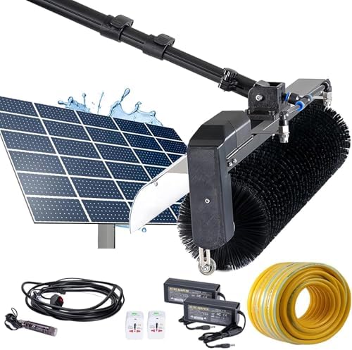 Battery-Powered Pressure Washer Pole Kit for Solar Panel Cleaning - Adjustable Length, Versatile Water Modes, Perfect for Off-Grid Use & Efficient Solar Maintenance