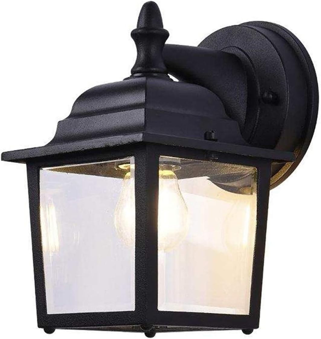 Wall Lamps, Metal Indoor and Outdoor Single-Head Wall Lamp, Bedroom Bedside Reading Lamp, Old-Fashioned Lighting Fixtures, Die-cast Aluminum Lamp Body, Suitable for Courtyard Door Decoration