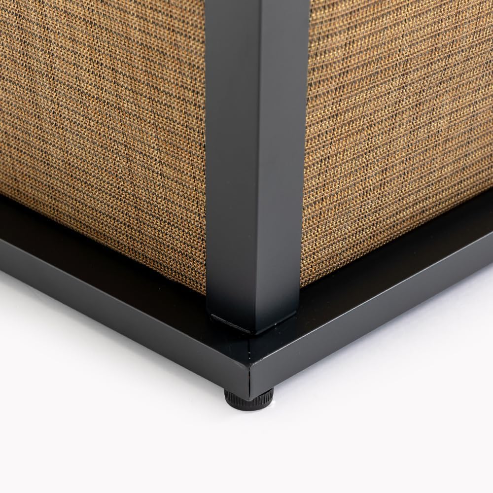 28 Inch Propane Fire Pit Table with Steel Frame and Heat-Resistant Top for Patio Garden Outdoor Use - Brown