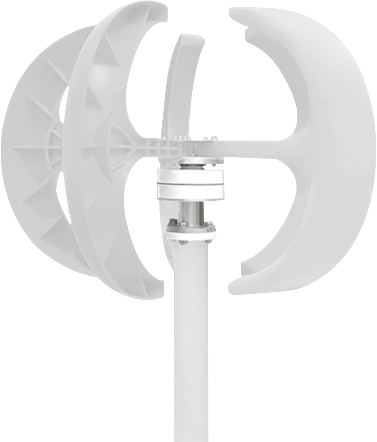600W Wind Turbine Generator, DC 24V Permanent Magnet 5-Blade Wind Power Generator Lantern Vertical Wind Turbine Wind Turbine with Controller for Home, Farm, RVs, Boats