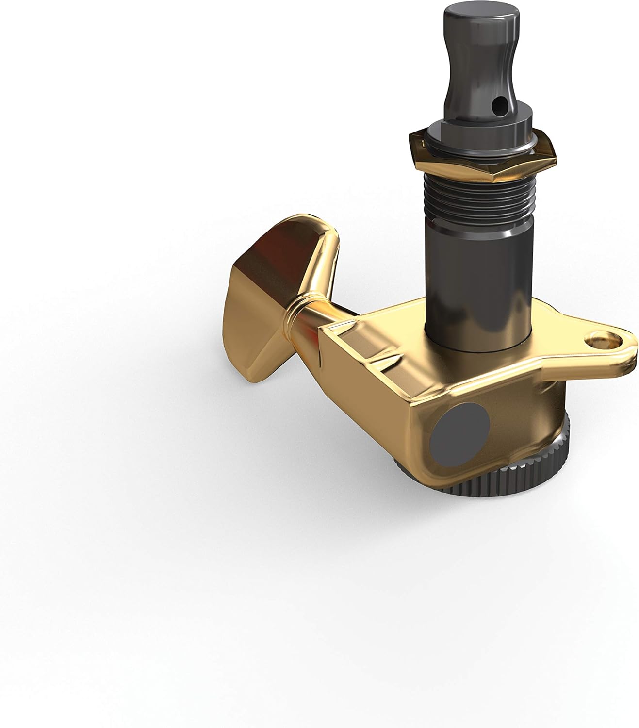 D'Addario Accessories Auto-Trim Tuning Machines, 6 In-Line setup, Gold