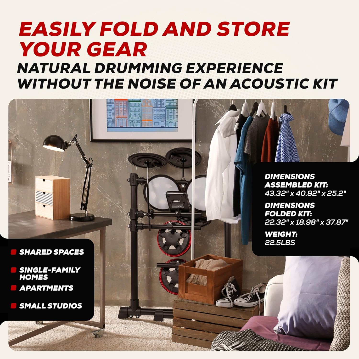 Alesis Turbo Max Electric Drum Set with Quiet 8