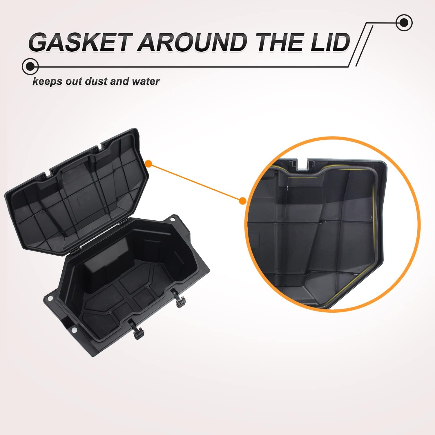 73 QT Rear Cargo Box Compatible with Polaris RZR PRO XP, UTV Forward Water-resistant Storage Box Compatible with RZR PRO XP LE 4 2020 2021 2022 2023 2024 2025 Accessories,Repalce #2883751