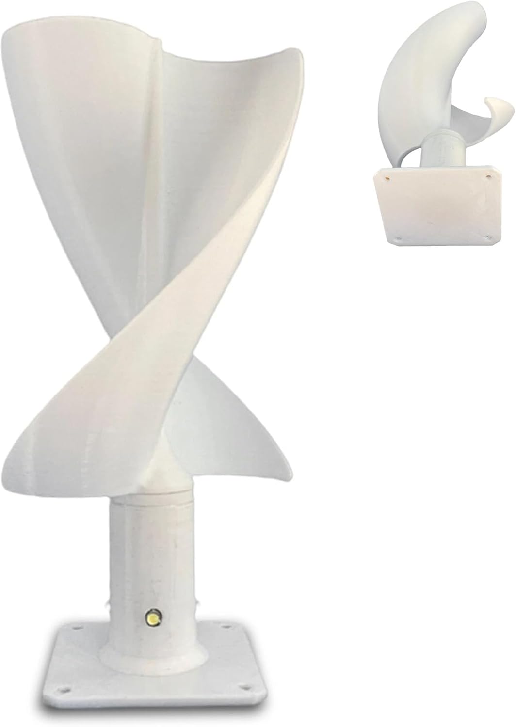 Micro Wind Turbine Generator Teaching Model, DIY Spiral Wind Turbine Generator Ultra-Quiet Design Home Wind Generators For Mobile House Cabin(1PC)