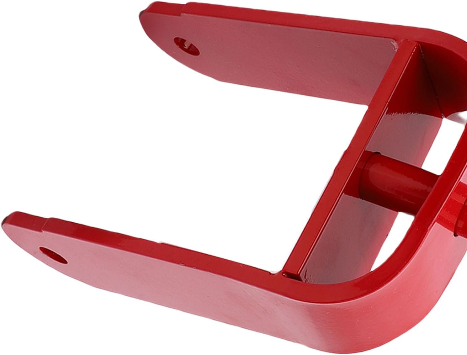 Caster Fork Replacement, Durable Red Steel Yoke Compatible with Zero Turn Mower Types 74330 74325 74425 74433 for Smooth and Stable Lawn Cutting