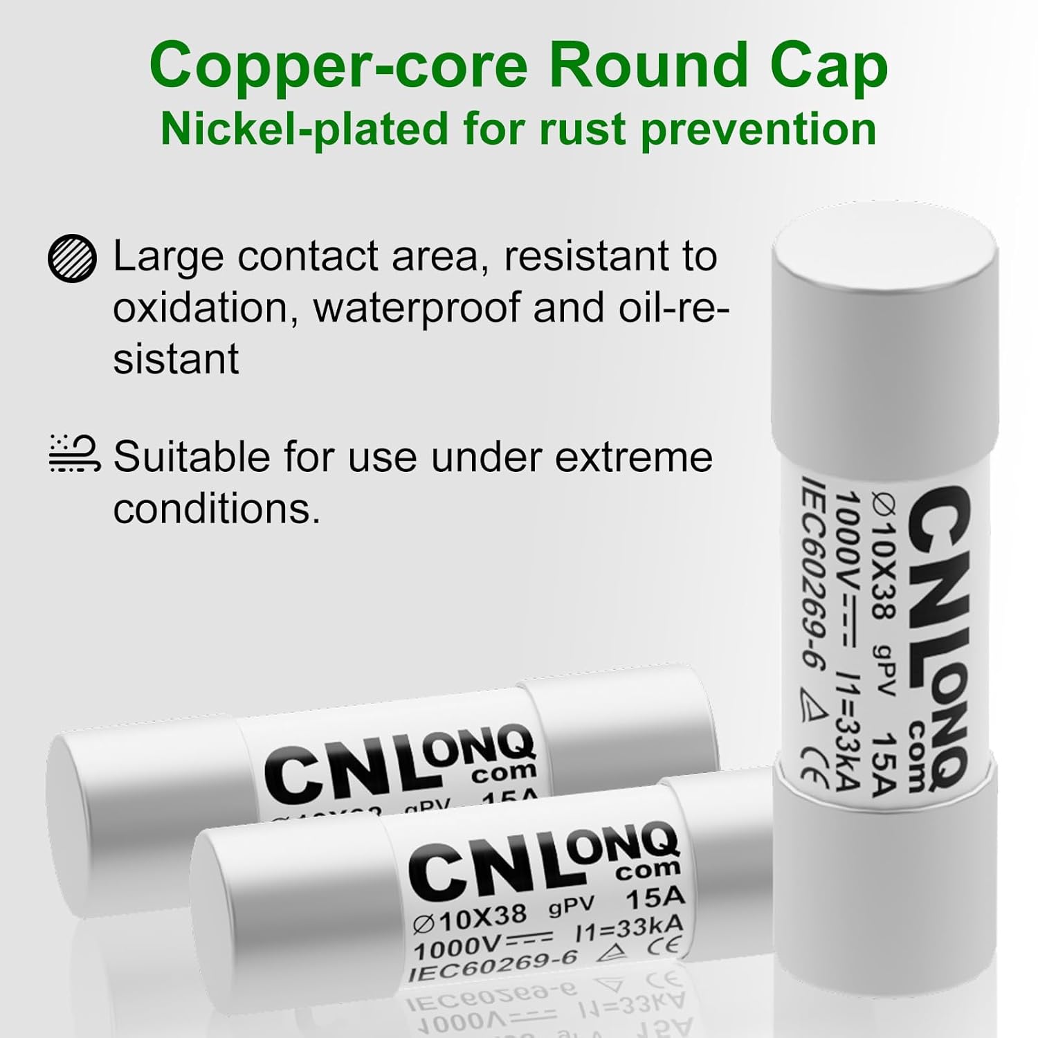 2 String Solar PV Combiner Box IP65 2 in 1 Out with 10pcs Fuse Link 15A and DC500V 32A Circuit Breaker with Surge Protector and 15A PV Fuse,Solar Disconnect Switch Outdoor Waterproof for Solar Panels