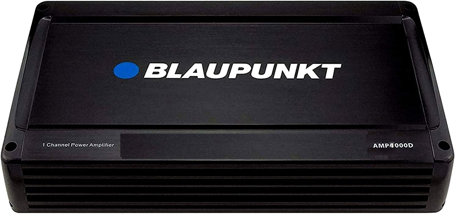 Blaupunkt AMP4000D AMP4000D 4,000-Watt-Max Monoblock Class D Amp with Bass Remote