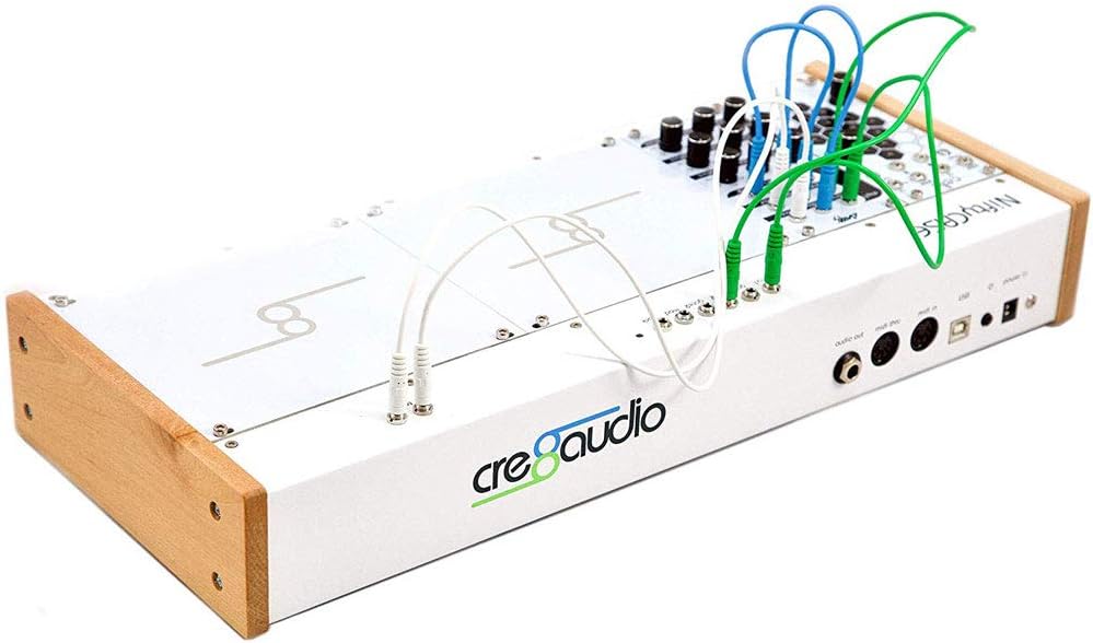 Cre8audio Eurorack Synthesizer Nifty Kit with HPC-A30 Monitor Headphones & 8 Sets Patch Cables TS to Same (3') Bundle