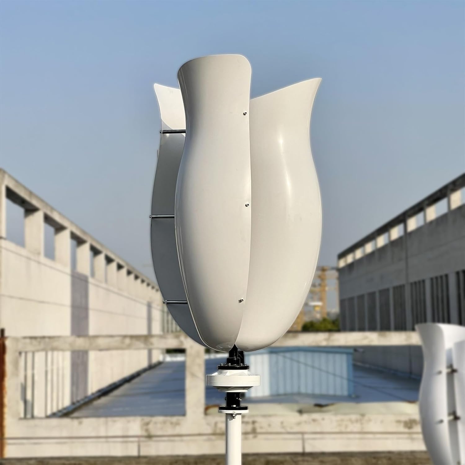 CAJUCA 5000W Wind Turbine Generator Kit Vertical Axis Wind Turbine Generator Home Generator Magnetic Levitation Breeze Start Wind and Solar Power