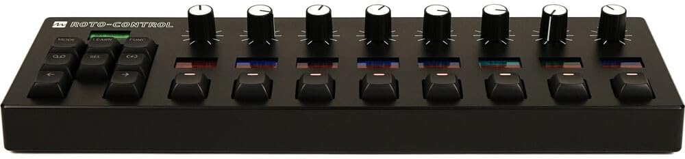 Melbourne Instruments ROTO-CONTROL DAW and MIDI Controller Bundle with 2x Kellards MID-P10T Pro MIDI to MIDI Cable 10 Feet