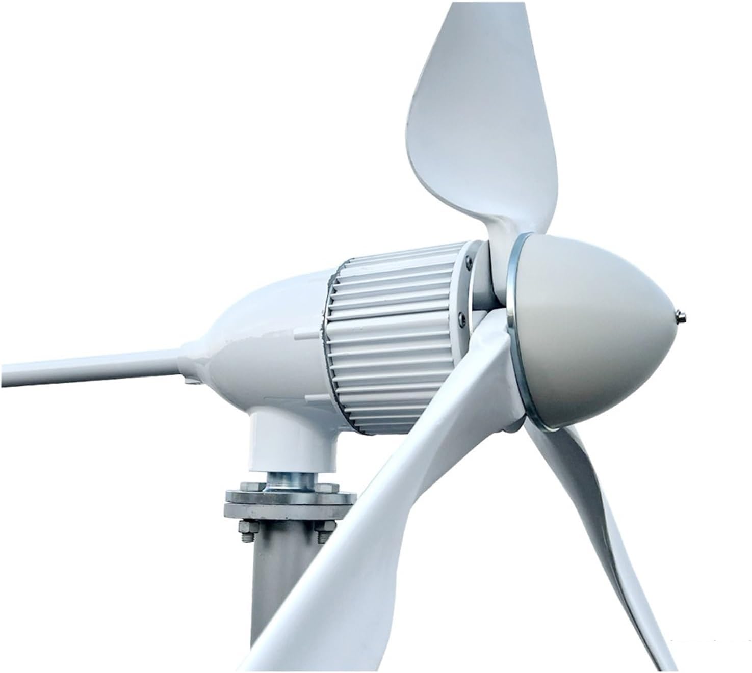 5KW 6KW Wind Turbine Generator Power Kit Horizontal Wind Turbine Windmill for Wind Solar Hybrid System Low Starting Speed for Home(LCD Hybrid Control,96V_6000W)
