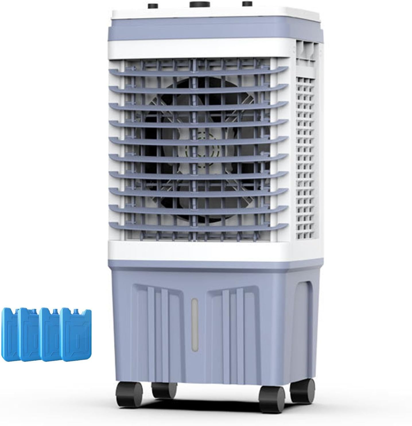 Swamp Cooler Air Conditioner, Portable Evaporative Air Cooler with 3 Speeds, Portable Ac with 5.5 Gal Tank for Patio Garage Commercial