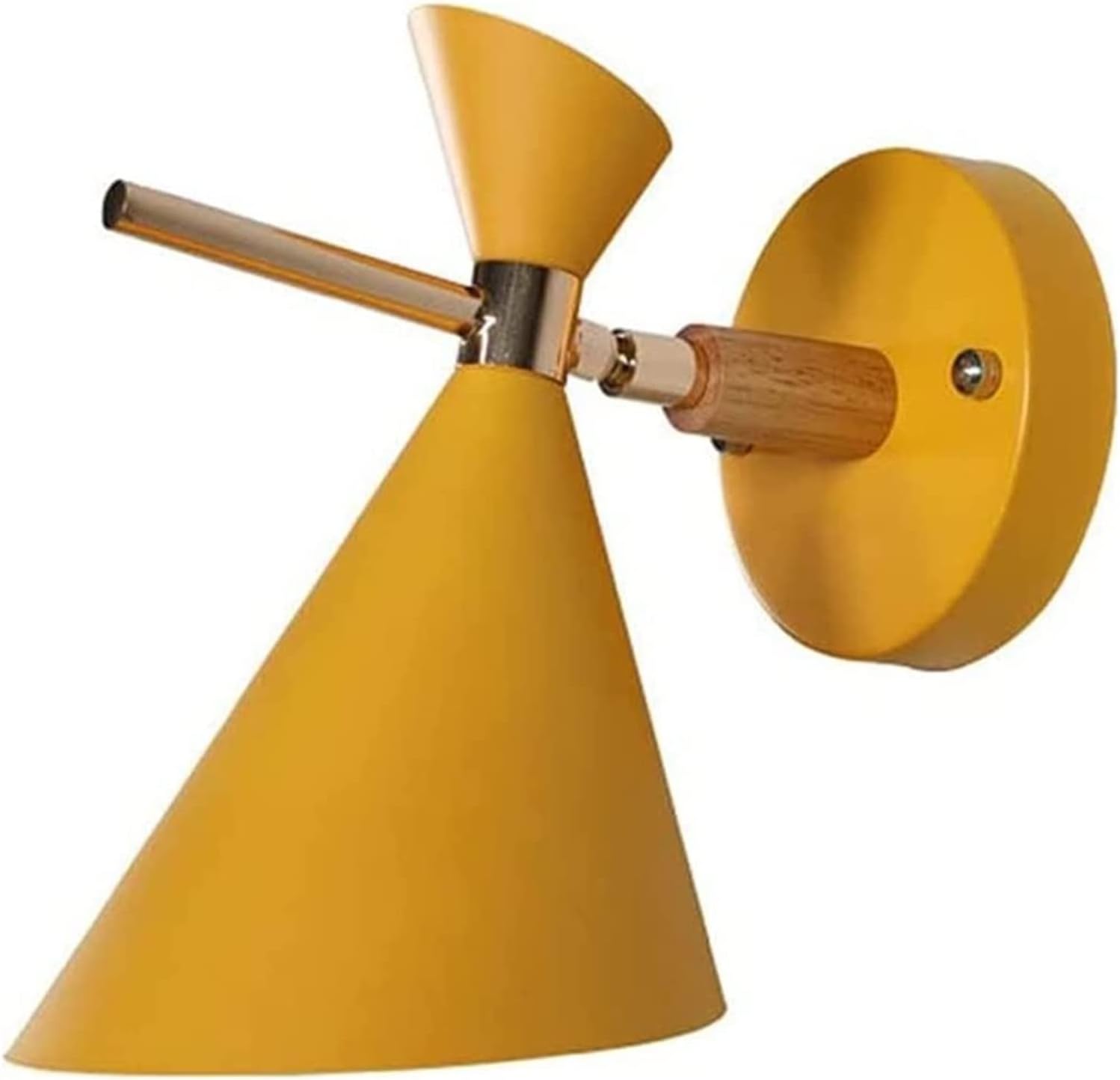 360° Adjustable Metal Wall Sconce Bedroom Bedside Lighting Headboard Lighting Fixtures for Reading Corridor Living Room Study Room (Color : Green) Pink(Natural)