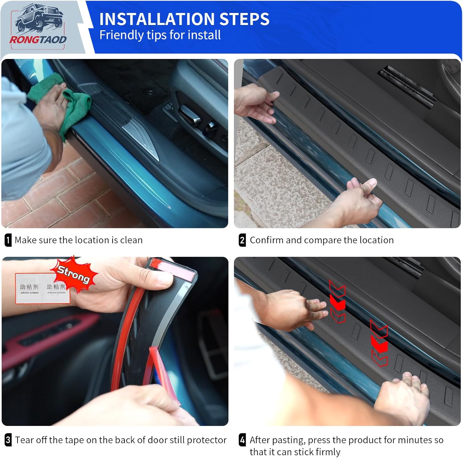 Rongtaod Floor Mats Compatible with 2025 2026 Chevrolet Equinox GMC Terrain NO EV Trunk Mat Trunk Liner Cargo Liner Door Still Protector Chevy Equinox Accessories (Floor Mats Full Set 10pcs)