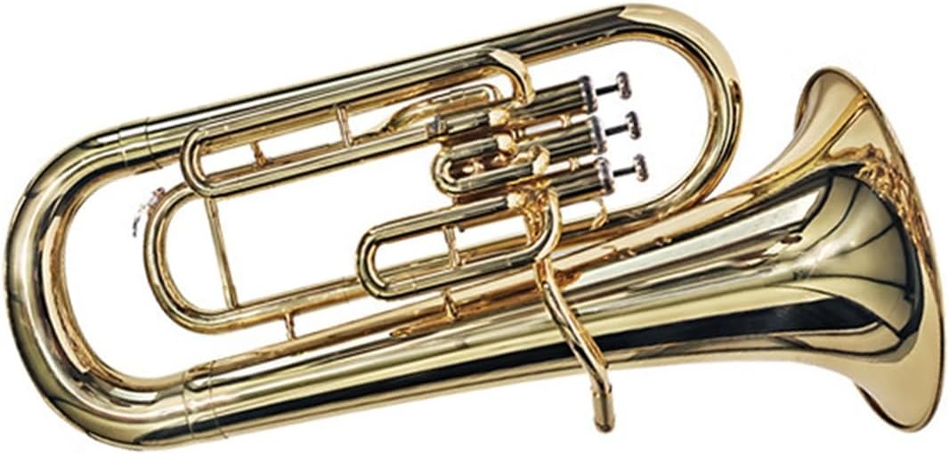 Euphonium In B Flat Major Three Key Brass Instrument Upright Euphonium All-brass Instrument