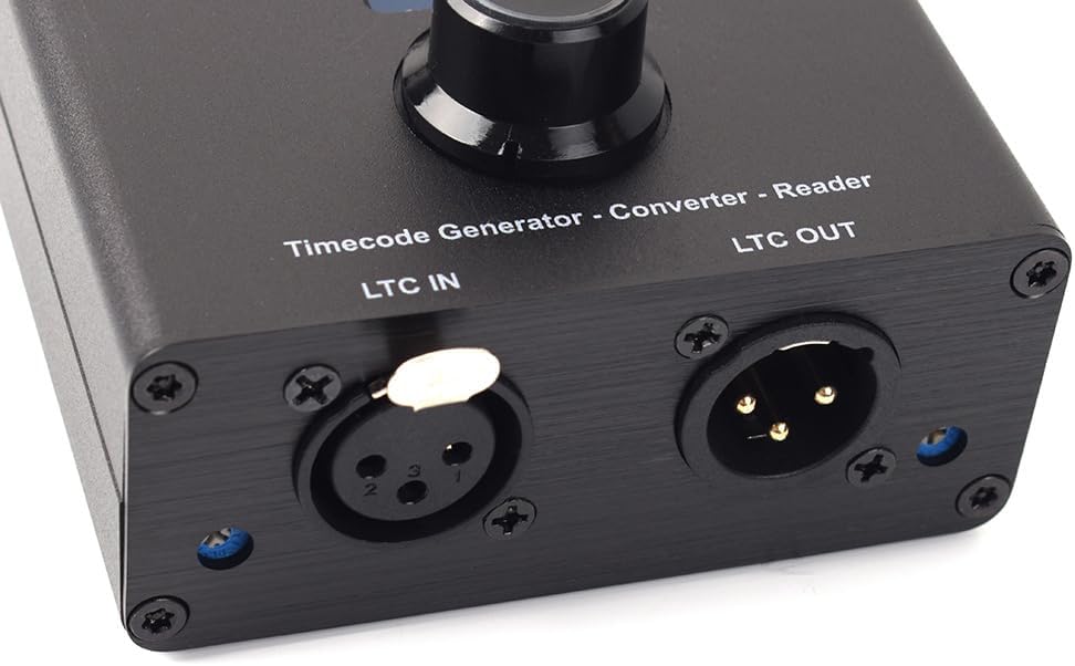 LTC-MIDI Timecode Sync (MTC-20) device to synchronize MIDI timecode and SMPTE LTC timecode MTC-20