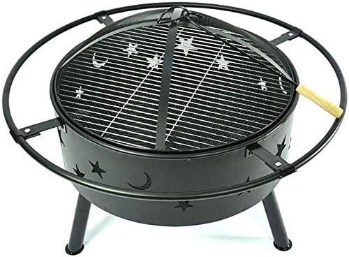 Fire Pits Outdoor Wood Burning Round Fire Pit - Outdoor Bronze Fire Pit Metal Poker Iron