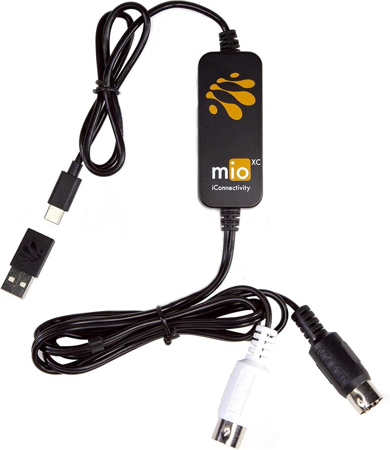 iConnectivity mioXC MIDI Interface and Roland 10ft MIDI Cable Bundle