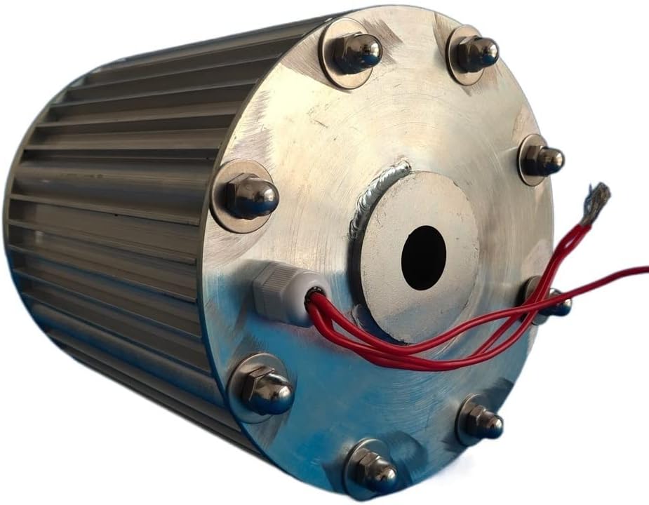 Wind Turbine Generator Kit, 10KW 20KW 30KW Low RPM Big Wind Turbine Generator 48V 96V Free Energy Generator Alternative Energy Permanent Magnet for Hybrid Solar Wind System(with Base,24V_30KW)